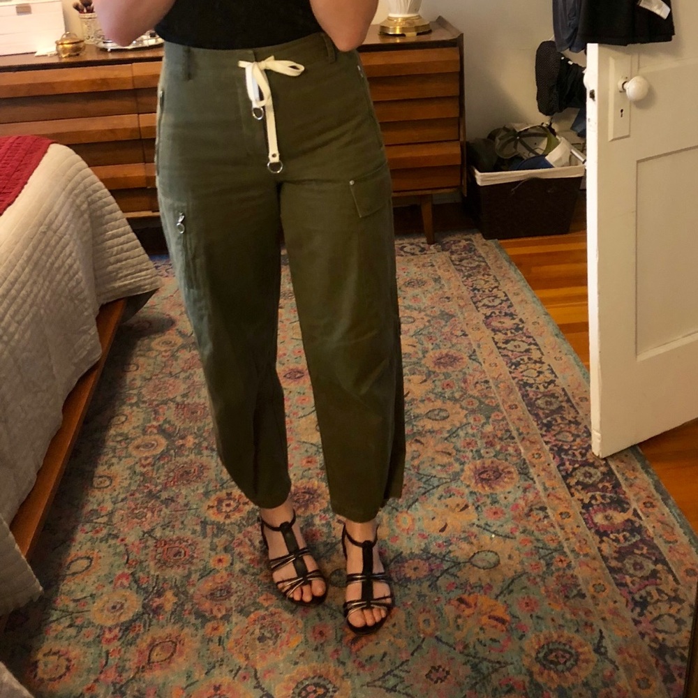 T. by Alexander Wang Wide-Leg Cargo Pants